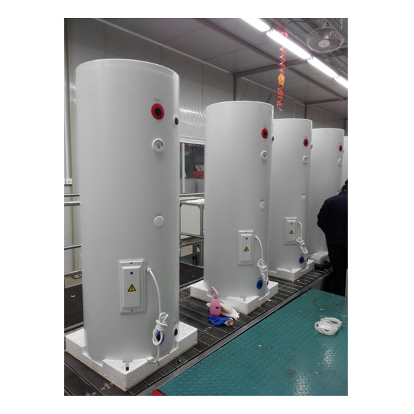 Barvni zunanji rezervoar iz nerjavečega jekla 201, 150-litrski solarni grelnik vode 