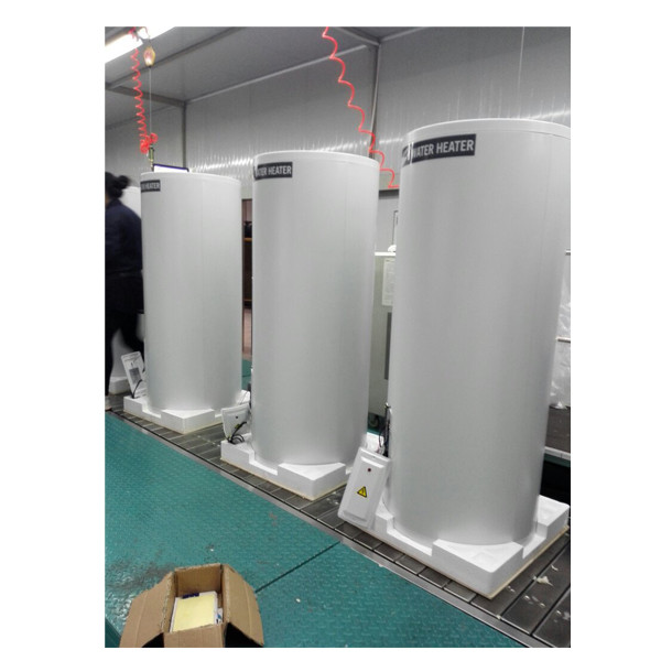 Sistem ogrevanja tople vode za pomožne stroje iz plastike 