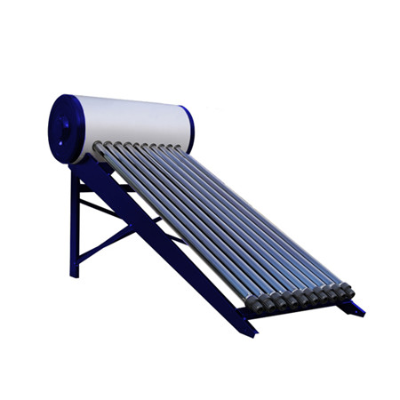 Nosilni SUS201 iz nerjavečega jekla galvaniziran solarni rezervoar za vodo Solar Project Toplotna črpalka Cev za vakuumsko cev z rezervnimi deli Solarni grelnik vode
